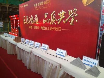 四川南充:鴻通 翡翠城 南璽臺工地開放日,探秘開發商工地